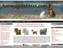 Tablet Screenshot of animalgiftideas.com